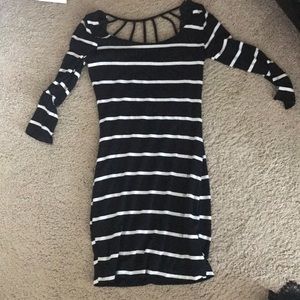 Bodycon stripe dress